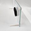 Sublimation Blanks : Rectangular Mirror Glass Clocks For Sublimation (Includes a Photo Frame)