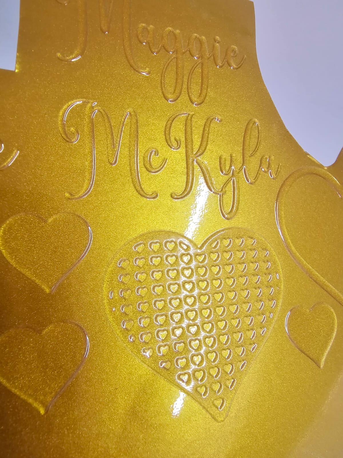 3D UV DTF Stickers : A4 Customised Stickers (Gang Sheet Creator) GOLD ...