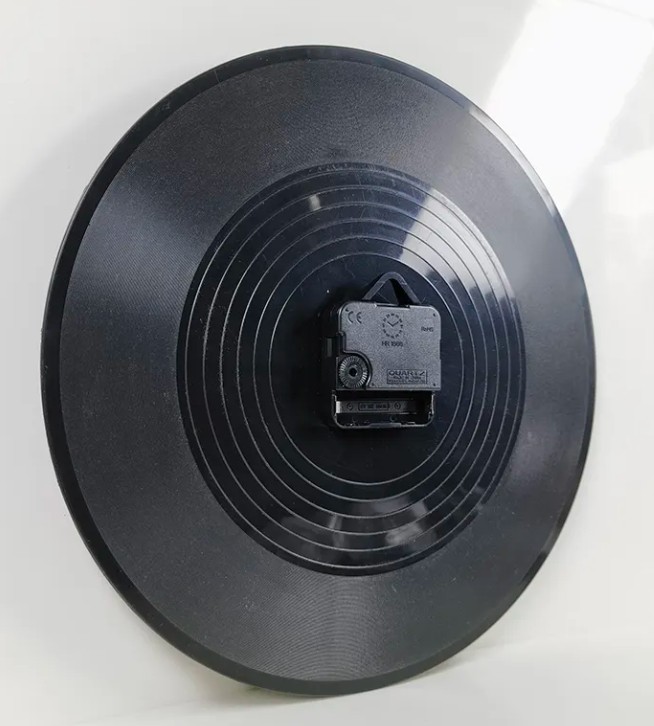 Sublimation Blanks : Classic Record Vinyl Style Clock with Glossy sublimation MDF