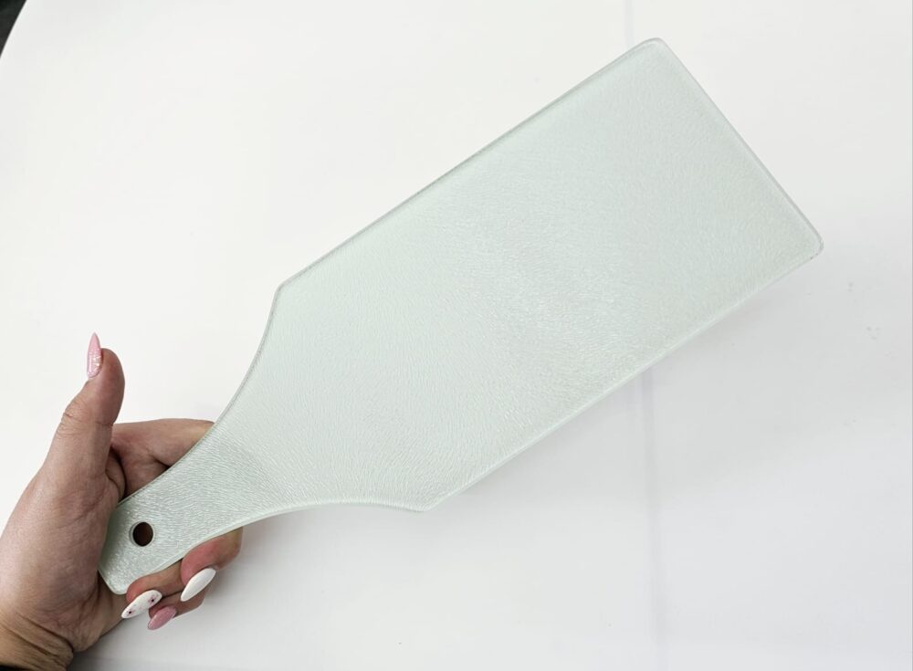 Sublimation Blanks : Glass Cheese Cutting Boards (Textured)  (TTX)