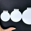 Medals2 Laser Sublimation Blanks  : 3mm or 4mm Subli-Acrylic Sports Medals with Sublimation Ribbon (S, M, L)