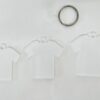Acrylic Shapes : CLEAR S, M or L, Tshirt Keychain + silver split keychain (1.5, 2, 3 & 5mm)