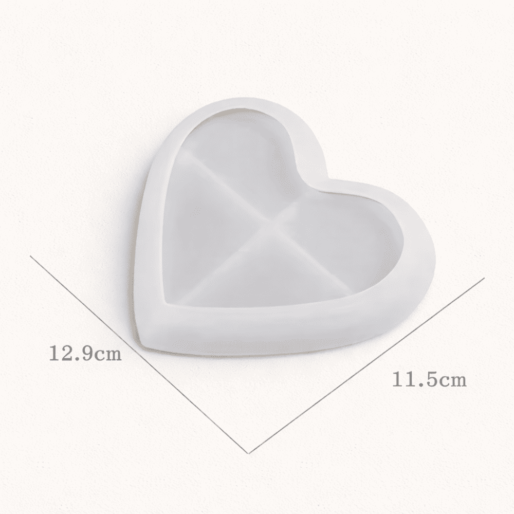 Heart Shaped Silicone Tray Mould (TUM_AO)5 Silicone Mould : Heart Shaped Silicone Tray Mould (TUM_AO)