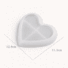 Silicone Mould : Heart Shaped Silicone Tray Mould (TUM_AO)