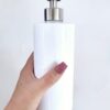 Sublimation Blanks : White Steel Soap Dispenser For Sublimtion