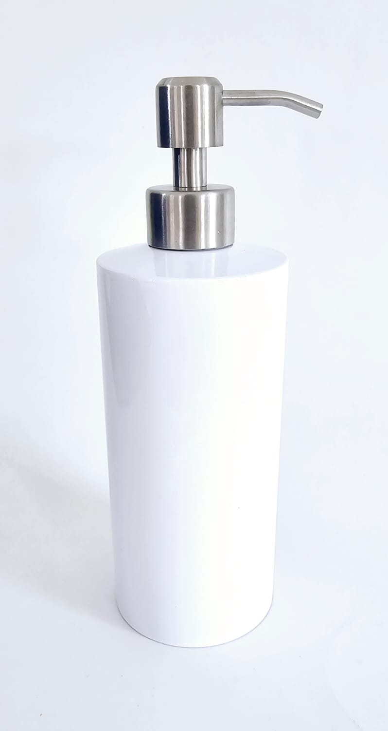 Sublimation Blanks : White Steel Soap Dispenser For Sublimtion