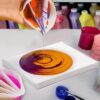 Arts & Craft : 4 pcs Reusable Silicone Pouring Split Cups