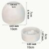Silicone Moulds : Apple Bowl Shaped Silicone Mould (ABSSM)