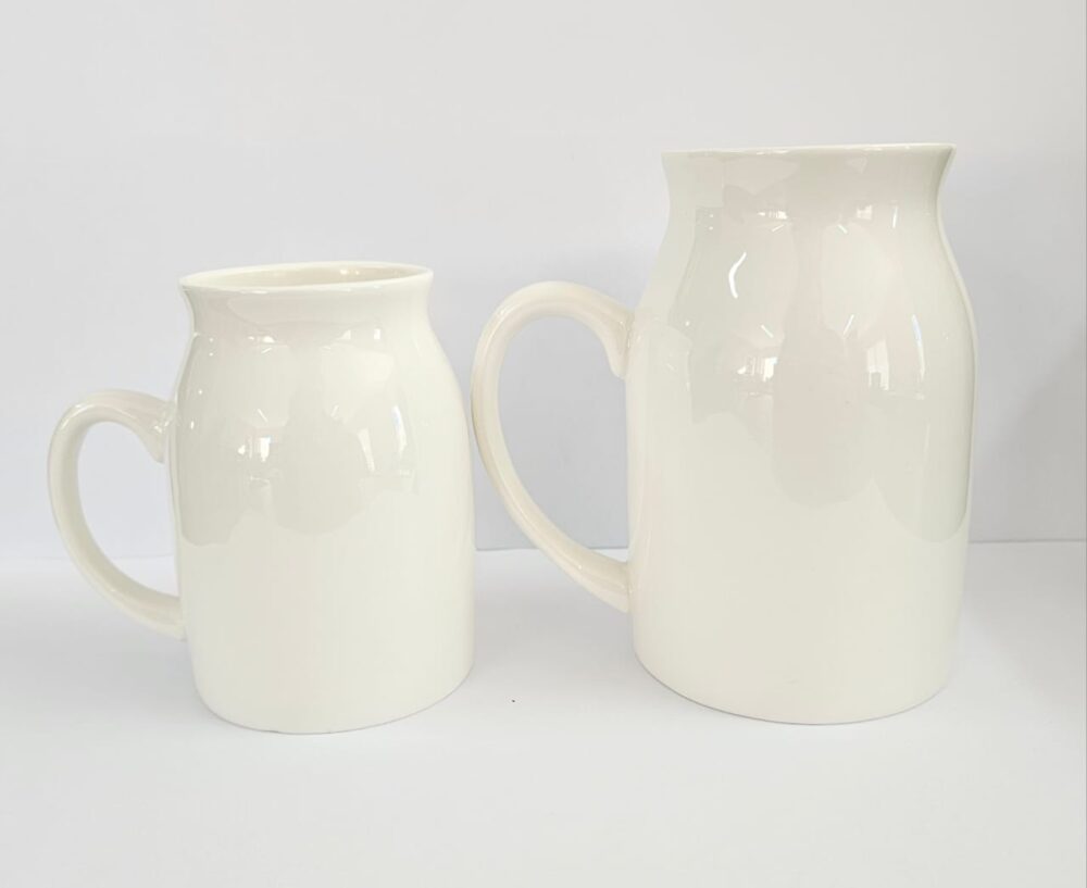 Sublimation Blanks : White Ceramic Milk Jug (TTX)