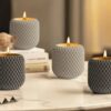 Silicone Moulds : Round Mesh Candle Holder Silicone Mould (Mesh123)