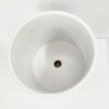 Sublimation Blanks : White Flower Pot With Wooden Base (ZZ)