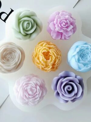 Silicone Mould : 1 Pc Roses Silicone Mould (1PC-RSM)