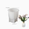 Silicone Mould : 1 piece Bohemian Styled Water ripple vase Silicone Mould (WRV)