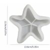 Silicone Moulds : Scallop Star Shell Silicone Mould (Sc01)