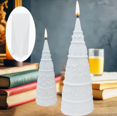 3D 2Piece Christmas Tree (3D_2Pc_CT) 2 Silicone Mould : 3D 2Piece Christmas Tree (3D_2Pc_CT)