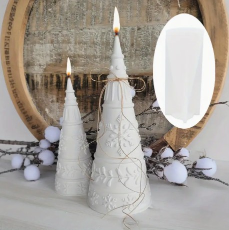 3D 2Piece Christmas Tree (3D_2Pc_CT) 3 Silicone Mould : 3D 2Piece Christmas Tree (3D_2Pc_CT)