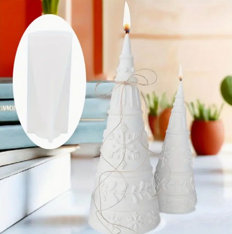 3D 2Piece Christmas Tree (3D_2Pc_CT) Silicone Mould : 3D 2Piece Christmas Tree (3D_2Pc_CT)
