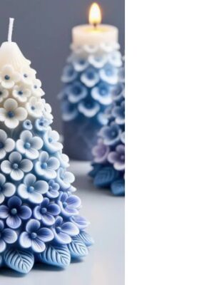 Silicone Mould : 3D Floral Christmas Tree (3DxFlower)