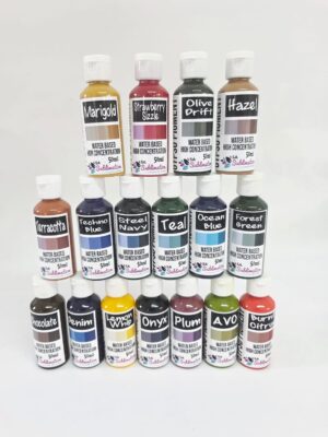 Gypsum Art : Gypso Pigment, 50ml Water-based High Concentration Pigment (17 Colours)