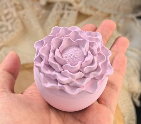 Silicone Mould : Camellia Blossom Bloom Flower Jar Silicone Mould (CBBJ)