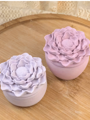 Silicone Mould : Camellia Blossom Bloom Flower Jar Silicone Mould (CBBJ)