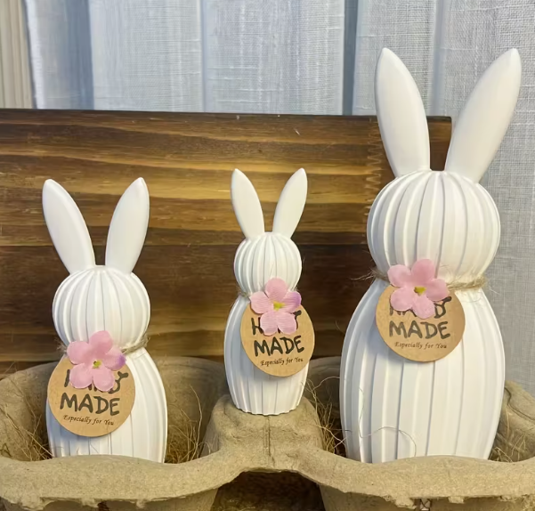 Silicone Moulds : 3 Piece Silicone Rabbit Set (3Pcbun)