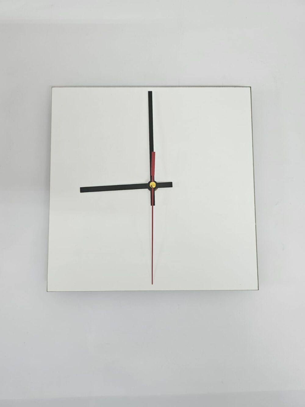 Sublimation Blanks : 3mm Square Super Gloss Sublimation MDF Clocks (20, 25 & 30cm)