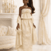 EVN_MU_5 Goosey's Homemade Doll Fashion : Evening Cream Luxe Glam Set (EVN_5) (Locally crafted. Community‑supporting)