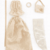 EVN_NB_5 Goosey's Homemade Doll Fashion : Evening Cream Luxe Glam Set (EVN_5) (Locally crafted. Community‑supporting)