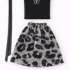 Goosey's Homemade Doll Fashion : Skirt & Strapless Tube Top Set (SKT_TUB_7) (Locally crafted. Community‑supporting)