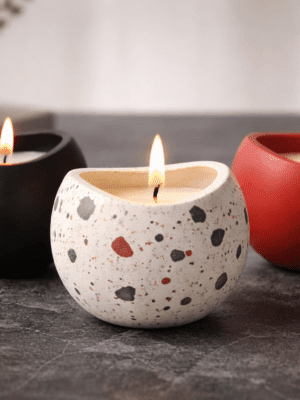 Silicone Moulds : Silicone Wave-Edge Candle Jar Mould (WESM)